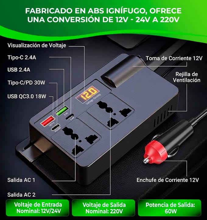INVERSOR DE CORRIENTE DC/AC